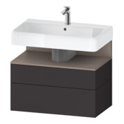 Duravit Waschtischunterschrank Qatego 79x47x59cm, ba m/Gr m, 1 Kast, 1 Ausz.