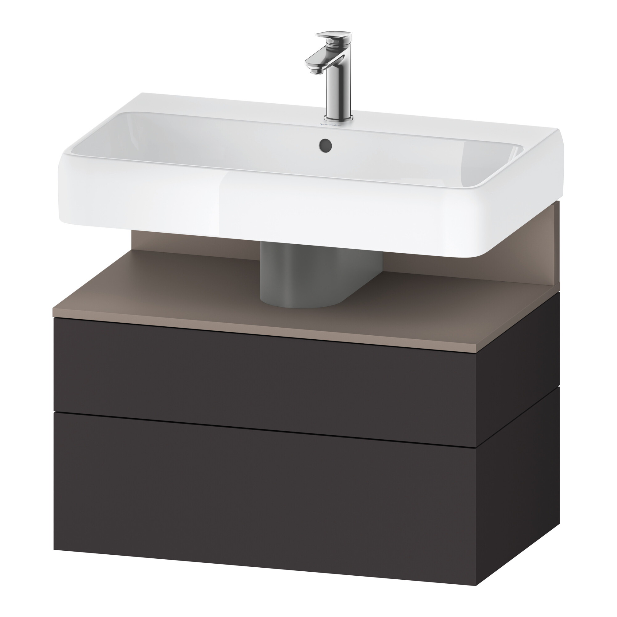 Duravit Waschtischunterschrank Qatego 79x47x59cm, ba m/Gr m, 1 Kast, 1 Ausz.