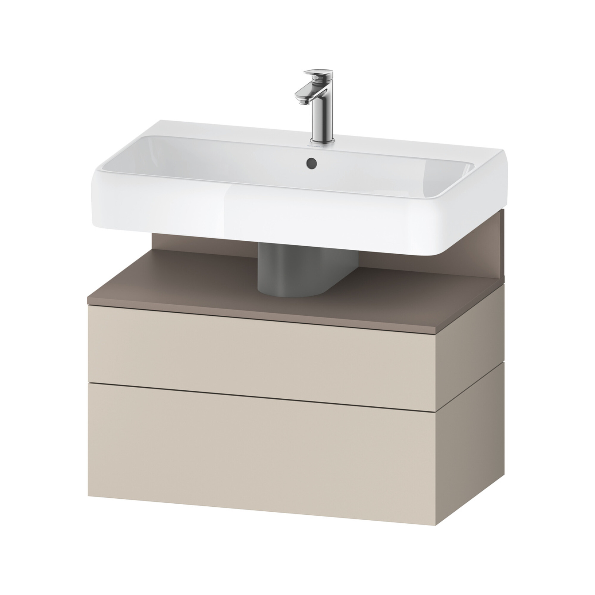 Duravit Waschtischunterschrank Qatego 79x47x59cm, ba m/ta m, 1 Kast, 1 Ausz.