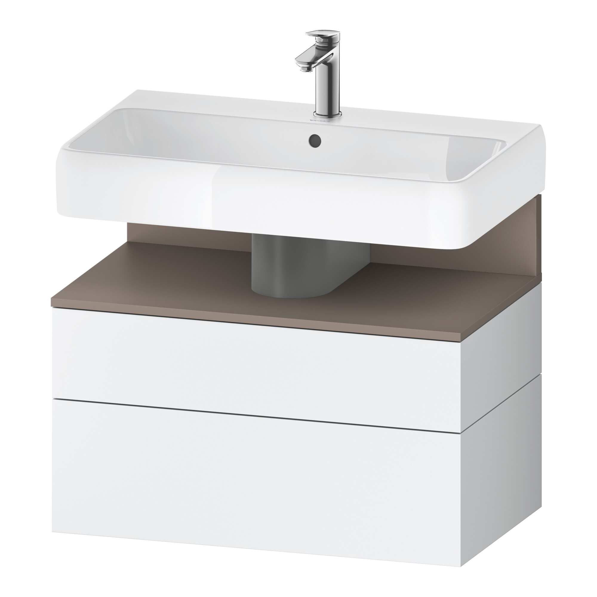 Duravit Waschtischunterschrank Qatego 79x47x59cm, ba m/we m, 1 Kast, 1 Ausz.