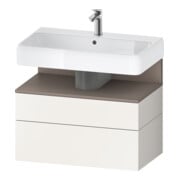 Duravit Waschtischunterschrank Qatego 79x47x59cm, ba m/we m, 1 Kast, 1 Ausz.