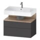 Duravit Waschtischunterschrank Qatego 79x47x59cm, E Ma/Gra m, 1 Kast, m B-1