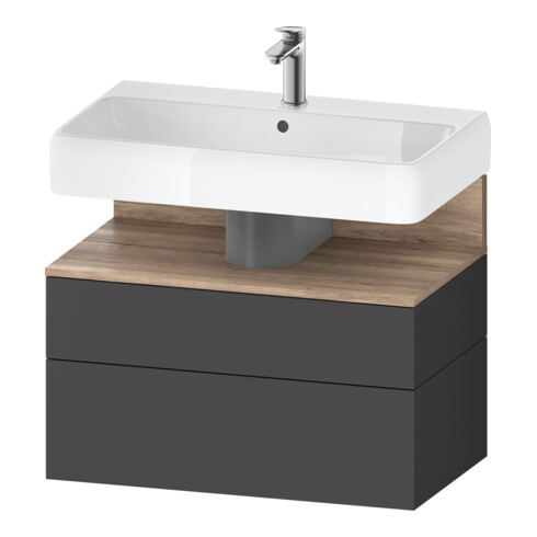 Duravit Waschtischunterschrank Qatego 79x47x59cm, E Ma/Gra m, 1 Kast, m B