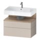 Duravit Waschtischunterschrank Qatego 79x47x59cm, E Ma/t m, 1 Kast, m Nischenb-1