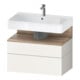 Duravit Waschtischunterschrank Qatego 79x47x59cm, E Ma/w m, 1 Kast, m Nischenb