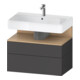 Duravit Waschtischunterschrank Qatego 79x47x59cm, E na/gra m, 1 Kast, m B-1