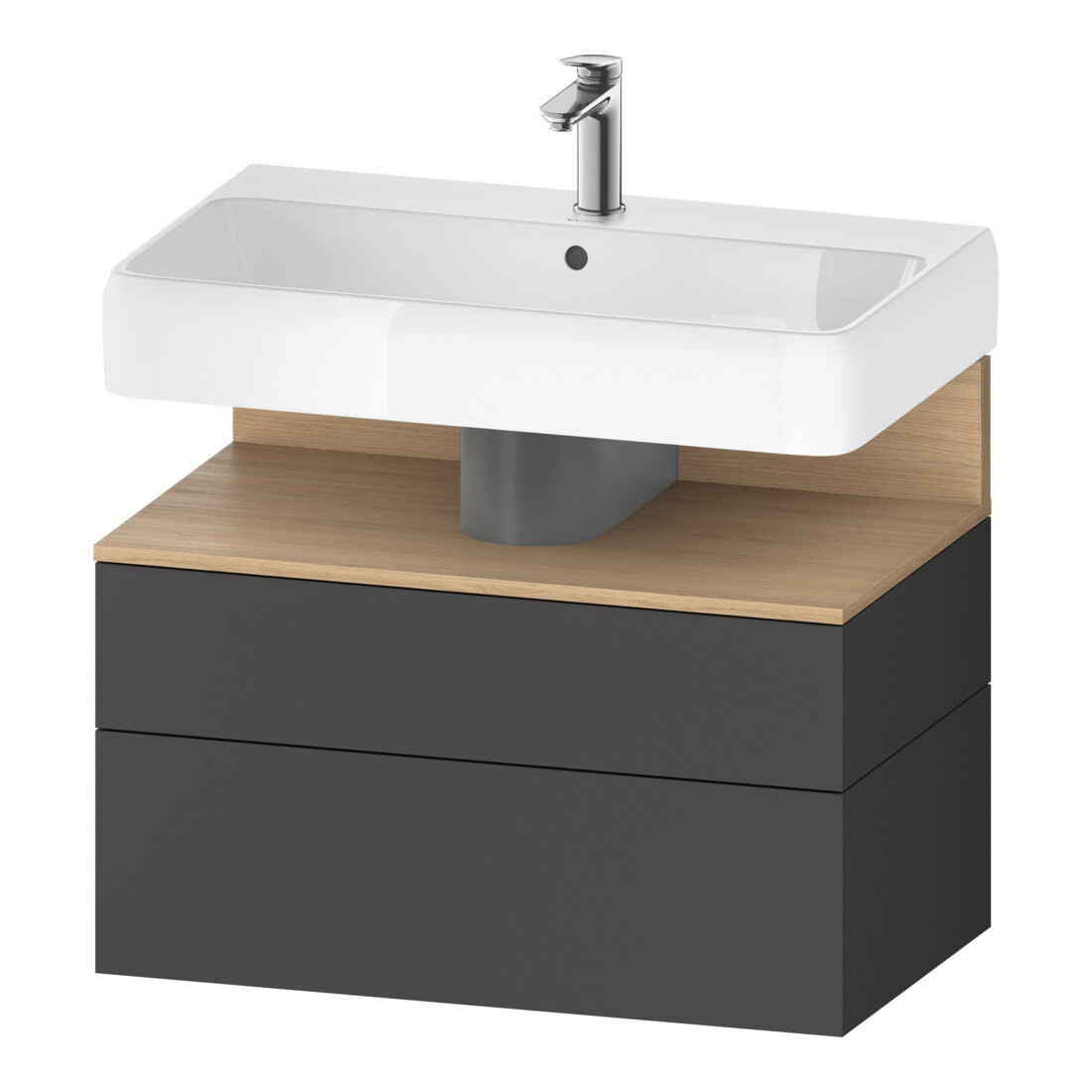 Duravit Waschtischunterschrank Qatego 79x47x59cm, E na/gra m, 1 Kast, m B