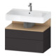 Duravit Waschtischunterschrank Qatego 79x47x59cm, E na/gra m, 1 Kast, m B-1