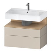Duravit Waschtischunterschrank Qatego 79x47x59cm, E na/tau m, 1 Kast, 1 Ausz.
