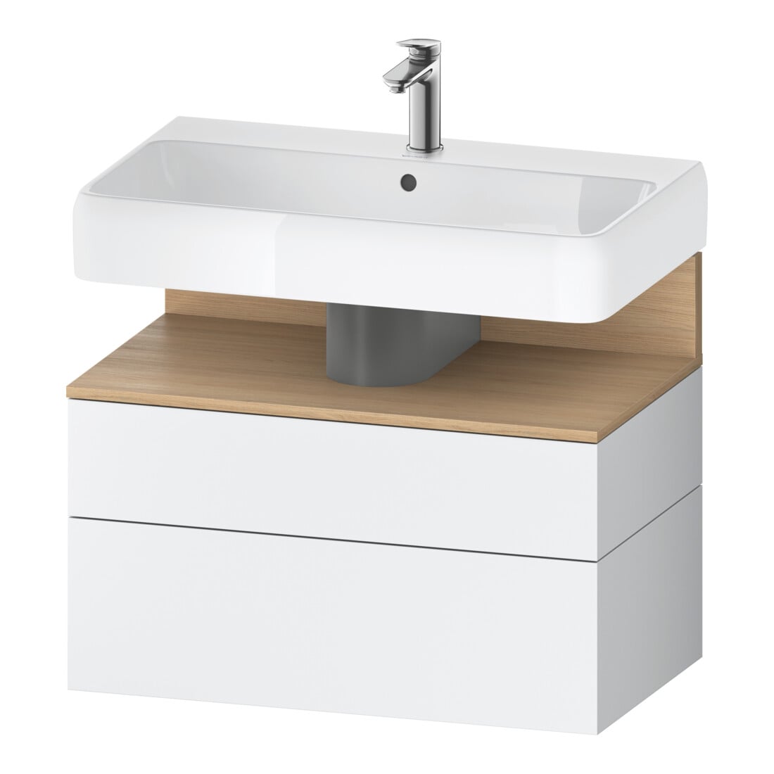 Duravit Waschtischunterschrank Qatego 79x47x59cm, E na/we m, 1 Kast, 1 Ausz.