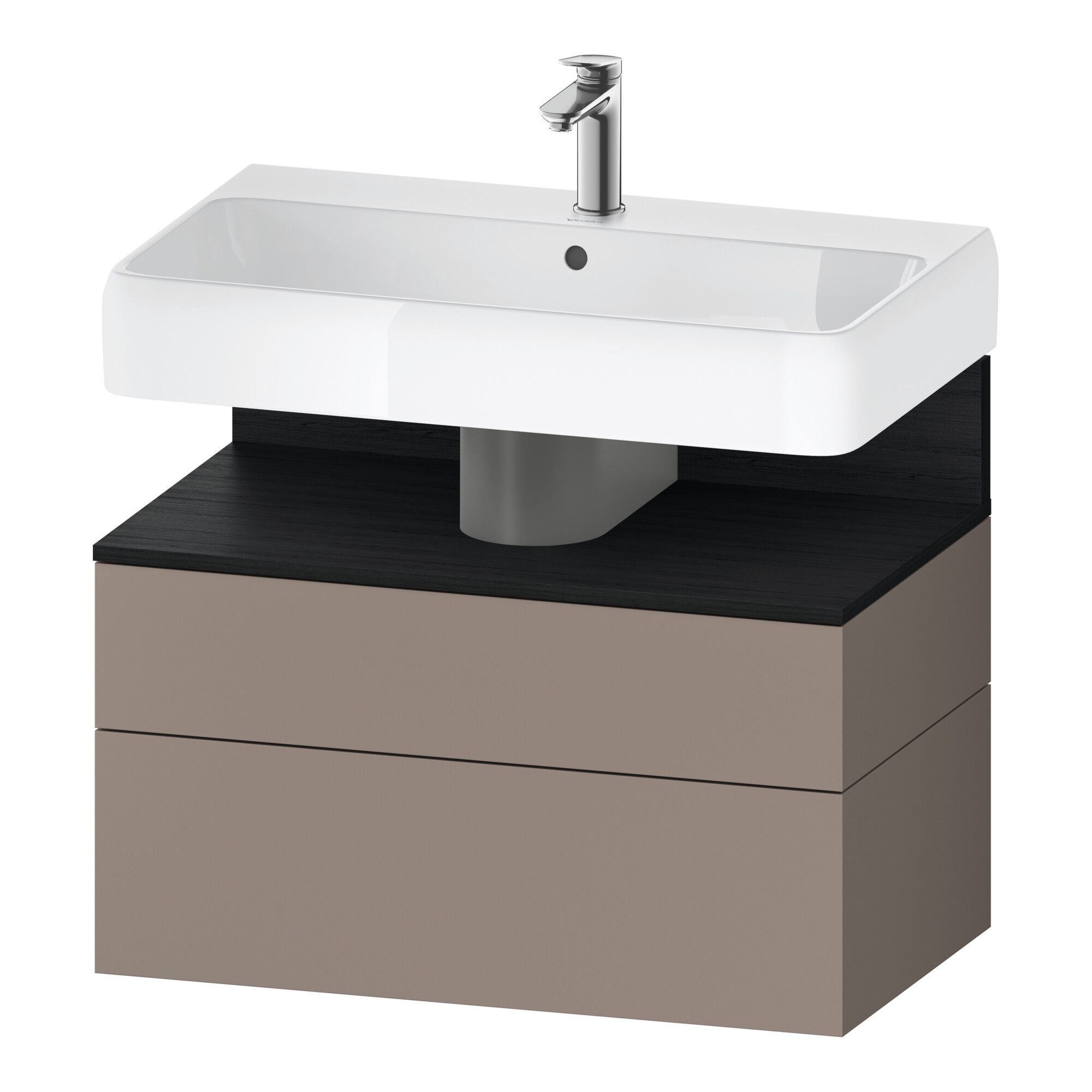 Duravit Waschtischunterschrank Qatego 79x47x59cm, E sw/Bas m, 1 Kast, m B