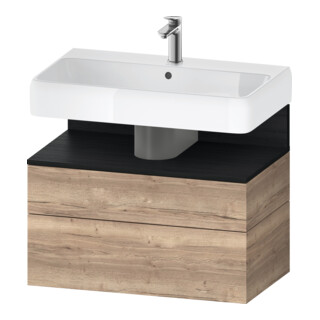 Duravit Waschtischunterschrank Qatego 79x47x59cm, E sw/E Ma, 1 Kast, m B