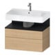 Duravit Waschtischunterschrank Qatego 79x47x59cm, E sw/E N, 1 Kast, m Nischenb-1