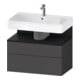 Duravit Waschtischunterschrank Qatego 79x47x59cm, E sw/gra m, 1 Kast, 1 Ausz.-1