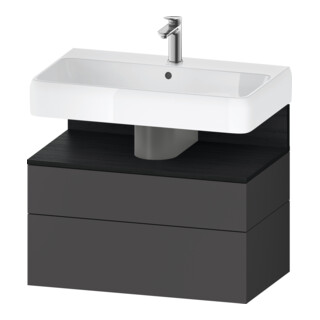 Duravit Waschtischunterschrank Qatego 79x47x59cm, E sw/gra m, 1 Kast, m B