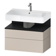 Duravit Waschtischunterschrank Qatego 79x47x59cm, E sw/tau m, 1 Kast, m B