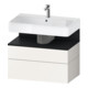 Duravit Waschtischunterschrank Qatego 79x47x59cm, E sw/we m, 1 Kast, m B-1