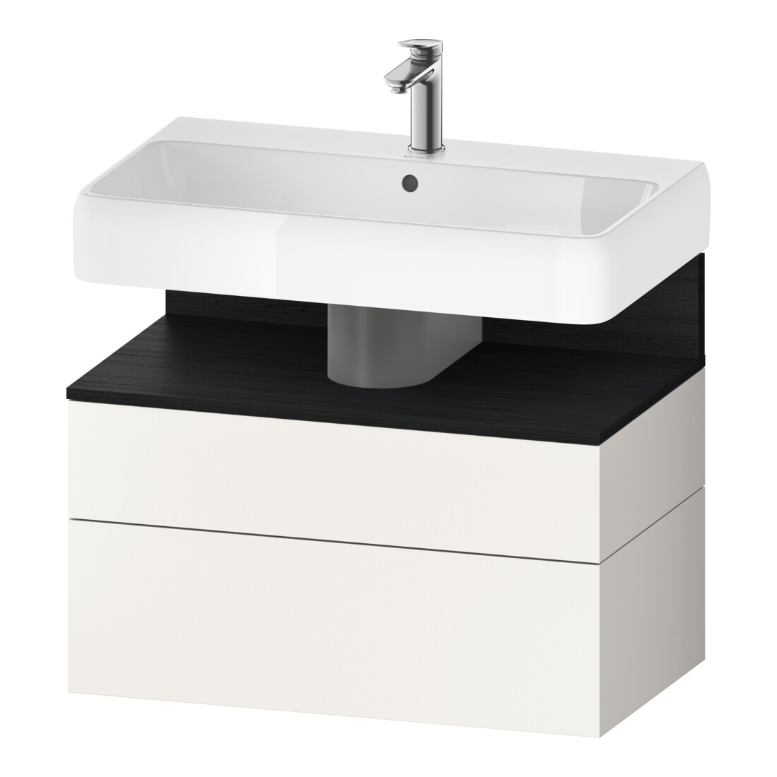 Duravit Waschtischunterschrank Qatego 79x47x59cm, E sw/we m, 1 Kast, m B