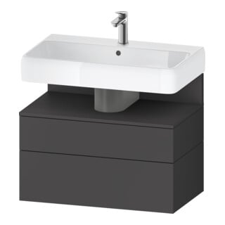 Duravit Waschtischunterschrank Qatego 79x47x59cm, gra m, 1 Kast, m Nischenb