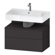 Duravit Waschtischunterschrank Qatego 79x47x59cm, gra m, 1 Kast, m Nischenb