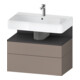 Duravit Waschtischunterschrank Qatego 79x47x59cm, gra m/ba m, 1 Kast, 1 Ausz.-1