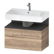 Duravit Waschtischunterschrank Qatego 79x47x59cm, gra m/E ma, 1 Kast, 1 Ausz.