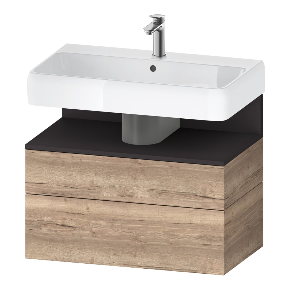 Duravit Waschtischunterschrank Qatego 79x47x59cm, gra m/E ma, 1 Kast, m B