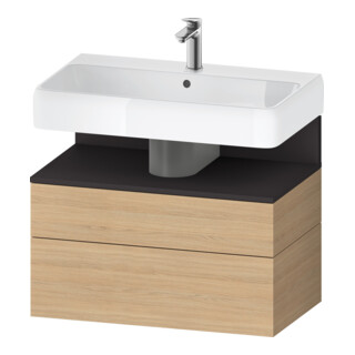 Duravit Waschtischunterschrank Qatego 79x47x59cm, gra m/E N, 1 Kast, m B