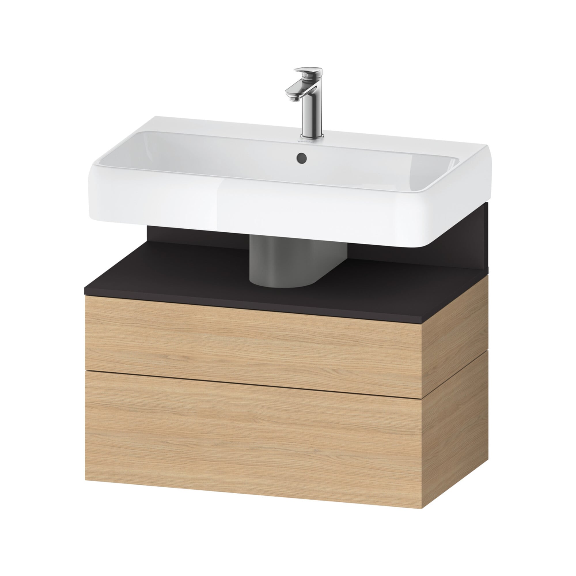 Duravit Waschtischunterschrank Qatego 79x47x59cm, gra m/E N, 1 Kast, m B