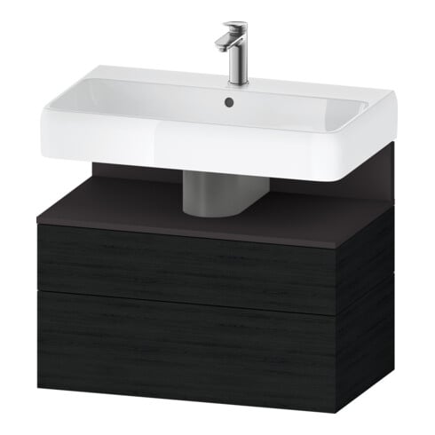 Duravit Waschtischunterschrank Qatego 79x47x59cm, gra m/E s, 1 Kast, m B