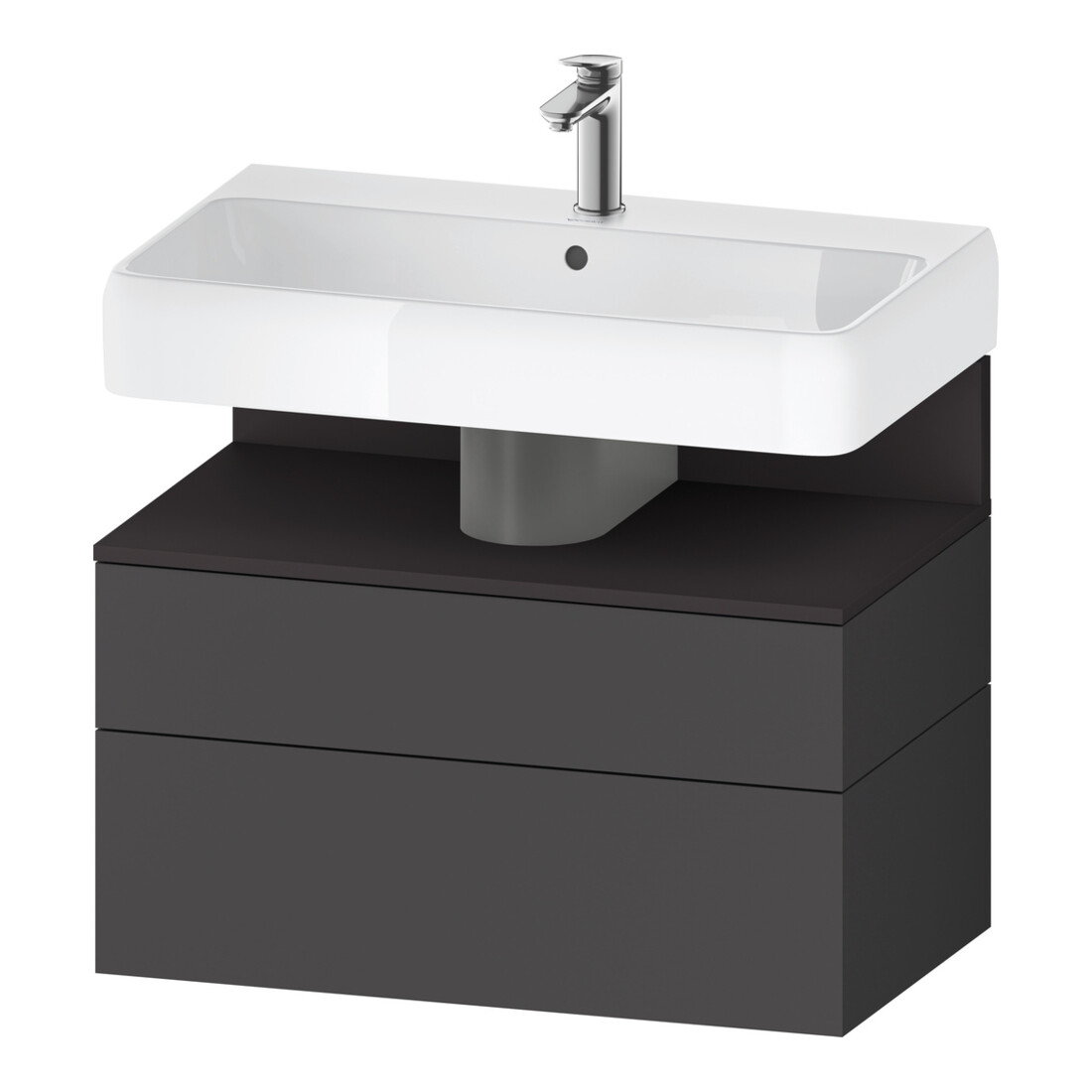 Duravit Waschtischunterschrank Qatego 79x47x59cm, gra m/Gr m, 1 Kast, m B