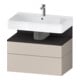 Duravit Waschtischunterschrank Qatego 79x47x59cm, gra m/ta m, 1 Kast, 1 Ausz.-1