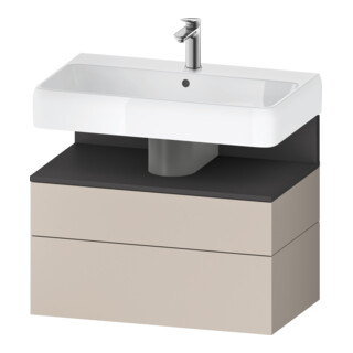 Duravit Waschtischunterschrank Qatego 79x47x59cm, gra m/ta m, 1 Kast, m B