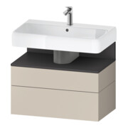 Duravit Waschtischunterschrank Qatego 79x47x59cm, gra m/ta m, 1 Kast, m B