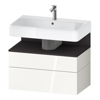 Duravit Waschtischunterschrank Qatego 79x47x59cm, gra m/we g, 1 Kast, 1 Ausz.