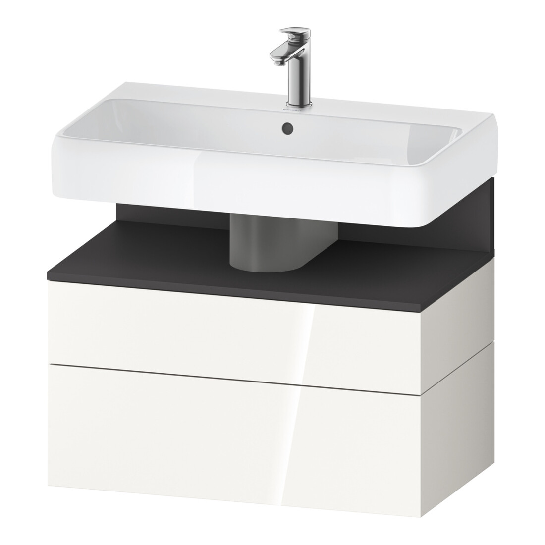 Duravit Waschtischunterschrank Qatego 79x47x59cm, gra m/we g, 1 Kast, m B