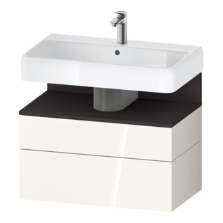 Duravit Waschtischunterschrank Qatego 79x47x59cm, gra m/we g, 1 Kast, m B