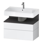 Duravit Waschtischunterschrank Qatego 79x47x59cm, gra m/we m, 1 Kast, 1 Ausz.