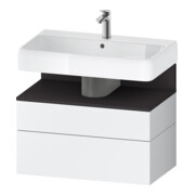 Duravit Waschtischunterschrank Qatego 79x47x59cm, gra m/we m, 1 Kast, 1 Ausz.