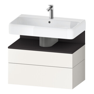 Duravit Waschtischunterschrank Qatego 79x47x59cm, gra m/we m, 1 Kast, 1 Ausz.