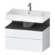 Duravit Waschtischunterschrank Qatego 79x47x59cm, gra m/we m, 1 Kast, m B