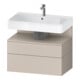 Duravit Waschtischunterschrank Qatego 79x47x59cm, T m, 1 Kast, m Nischenb-1