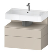 Duravit Waschtischunterschrank Qatego 79x47x59cm, T m, 1 Kast, m Nischenb