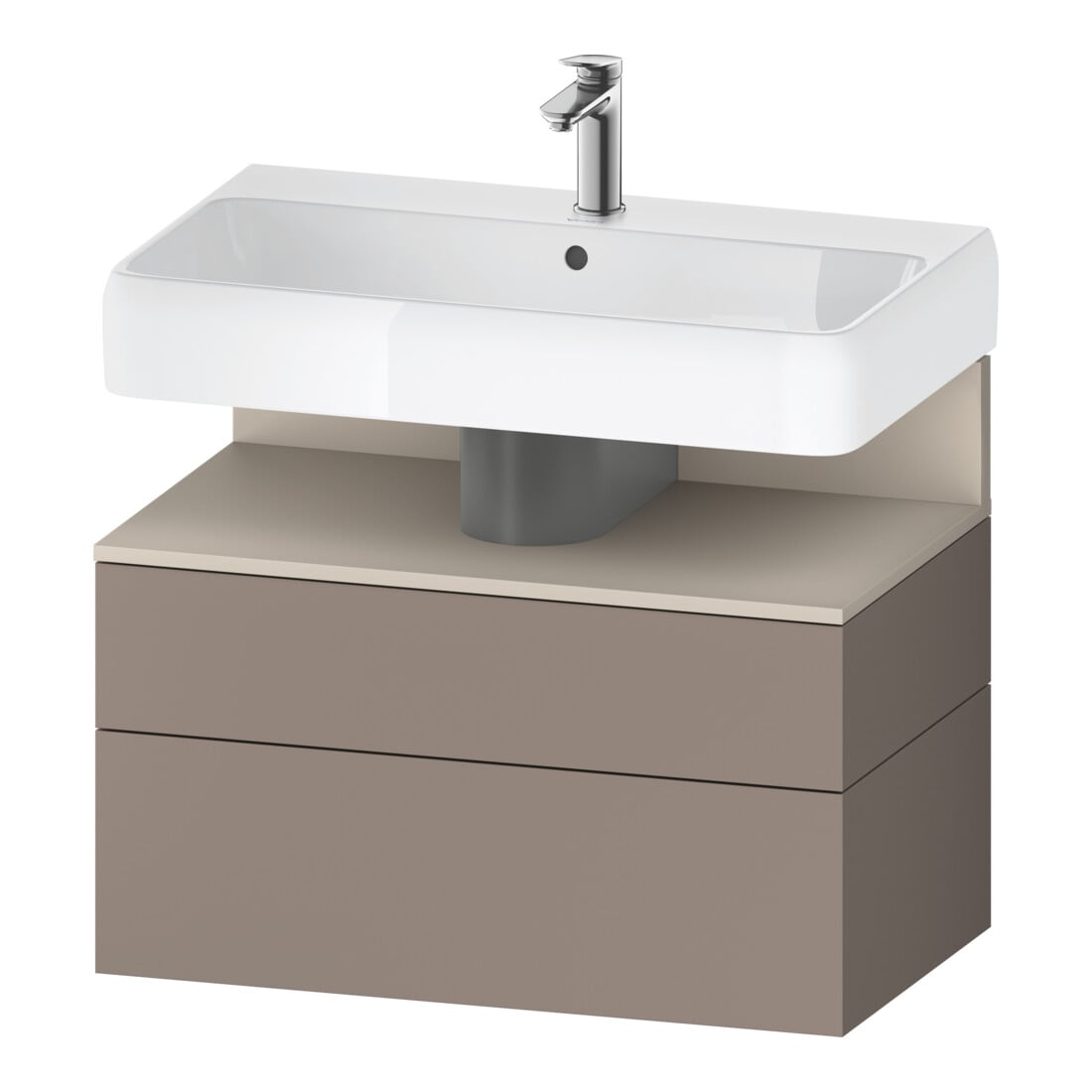 Duravit Waschtischunterschrank Qatego 79x47x59cm, T m/ba m, 1 Kast, 1 Ausz.