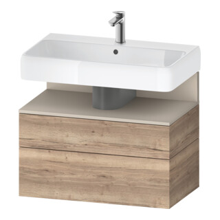 Duravit Waschtischunterschrank Qatego 79x47x59cm, T m/E ma, 1 Kast, m Nischenb