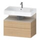 Duravit Waschtischunterschrank Qatego 79x47x59cm, T m/E N, 1 Kast, m Nischenb-1