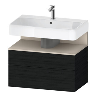 Duravit Waschtischunterschrank Qatego 79x47x59cm, T m/E s, 1 Kast, 1 Ausz.