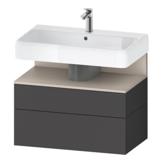 Duravit Waschtischunterschrank Qatego 79x47x59cm, T m/Gr m, 1 Kast, m Nischenb