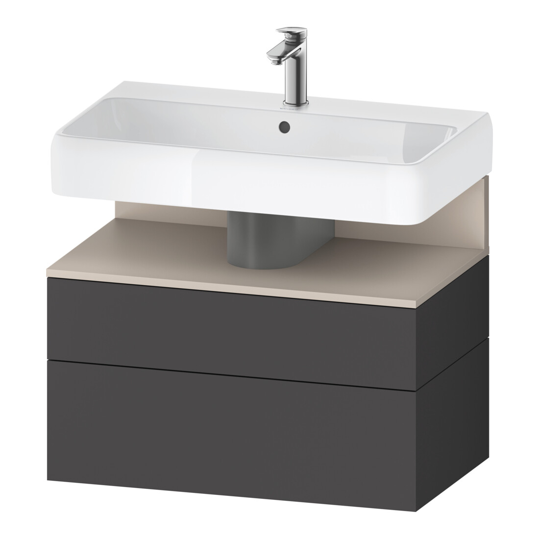 Duravit Waschtischunterschrank Qatego 79x47x59cm, T m/Gr m, 1 Kast, m Nischenb