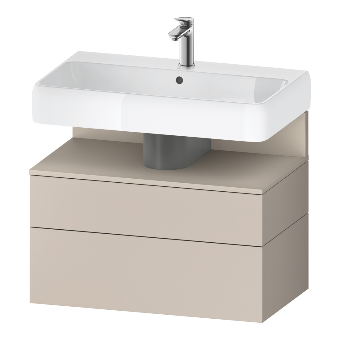 Duravit Waschtischunterschrank Qatego 79x47x59cm, T m/ta m, 1 Kast, 1 Ausz.